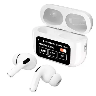 Airpods A9 pro Touch Screen Display with ANC ENC - Image 3